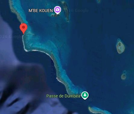 Carte — Fausse passe d’Uitoé