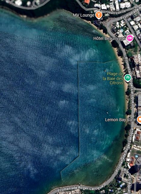 Carte — Baie des Citrons, Nouméa