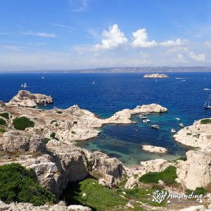  - Mer Méditerranée, France, Marseille - Frioul, Ile Pomègues - Calanque de la Crine